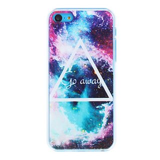 The Mysterious Triangle Pattern PC Material Hard Case for iPhone 5C