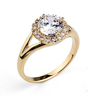 Special Alloy Gold With Rhinestone Womens Ring