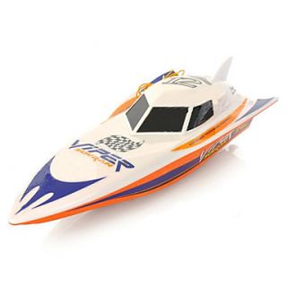 3 CH Radio Control R/C Racing Boat White