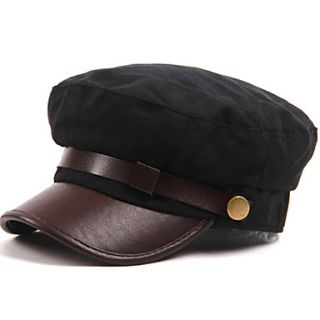 Womens Captain Leather Brim Hat