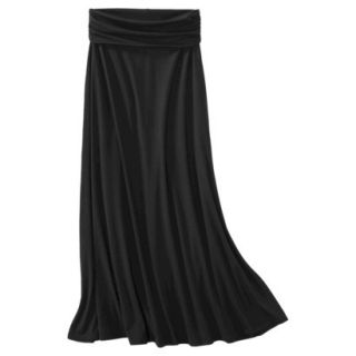 Merona Womens Convertible Knit Maxi Skirt   Black   XL
