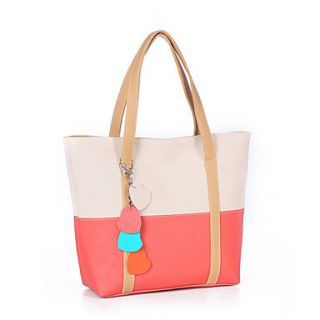 N PAI Womens Cream Contrast Color Shoulder Bags (383110)