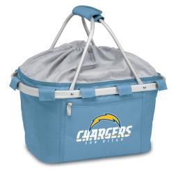 Picnic Time San Diego Chargers Metro Basket (BlueDimensions 19 inches high x 11 inches wide x 10 inches deepLightweight Waterproof interiorExpandable drawstring topAluminum frameExterior zip closure pocket )