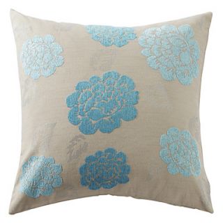 18 Flower Print Polyester Visco Decorative Pillow Cover