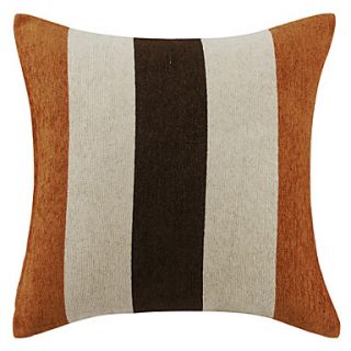 18 Stripe Textured Polyester Decorative Pillow Cover
