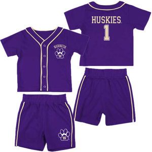 Washington Huskies Colosseum NCAA Infant Fielder T Shirt And Short Set