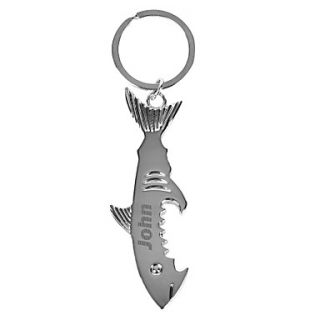 Personalized Keychain   Shark