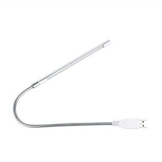 Flexible Neck USB Powered Clip on 10 LED Keyboard Light (118CM Cable)