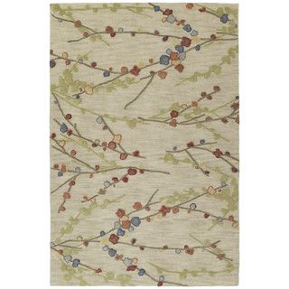 Copia Sand Blossom 4x6 Polyester Rug