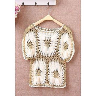 Womens Sexy Fashion Hollow Out Sweater