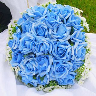 24 Heads Rose Round Shape Wedding/Party Bridal Bouquet