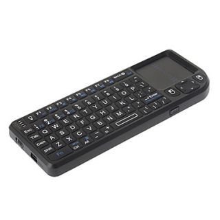 Rii Mini 2.4G Wireless Keyboard With Touchpad Laser Pointer