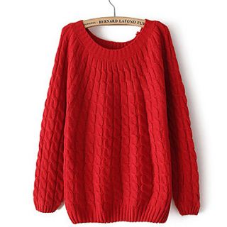 Womens Knitted Pullover Jumper Loose Sweater Knitwear