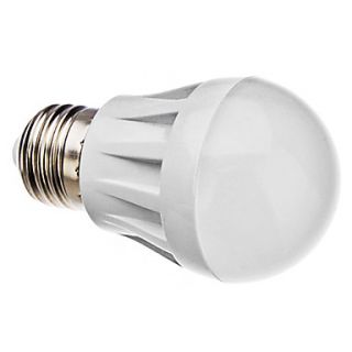 E27 5W 30x3014SMD 350 380LM 6000 6500K Natural White Light LED Ball Bulb (220V)