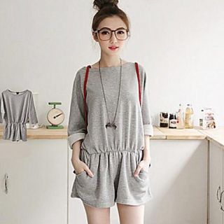 Womens Long Sleeve Loose Jumpsuit