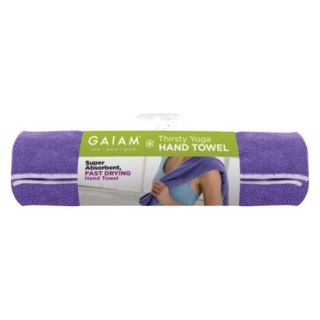 Gaiam Thirsty Yoga Hand Towel   Deep Purple