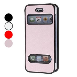 Litchi Pattern Clamshell Design TPU Full Body Case for iPhone 5 (Assorted Colors)
