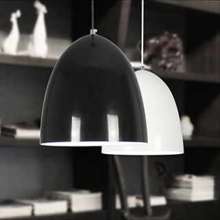 European Style Minimalist 1 Light Pendant with Iron Shade