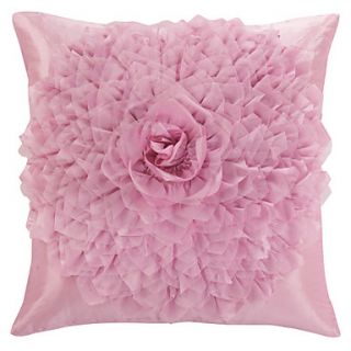 20 Rose with Florish Petals Polyester Decorative Pillow Cover