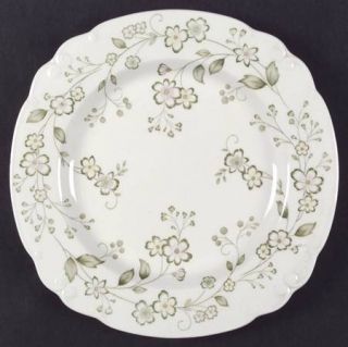 Nikko Blossom Time (No Trim) Dinner Plate, Fine China Dinnerware   Embossed Scro