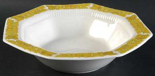 Independence Yellow Bouquet 9 Round Vegetable Bowl, Fine China Dinnerware   Yel