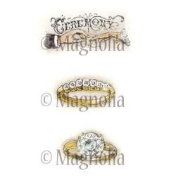 Special Moments Cling Stamp 5.75 X5.75 Package  Ceremony Ring Kit