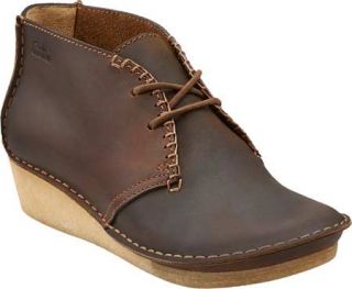 Womens Clarks Faraway Canyon   Beeswax Leather Boots