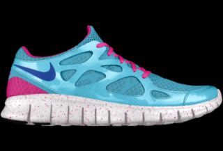 Nike Free Run 2 iD Custom Kids Running Shoes (3.5y 6y)   Blue
