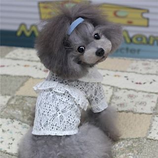 Petary Pets Cute Lace Cotton T Shirt For Dog