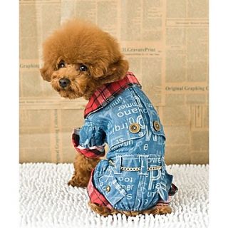 Petary Pets Cute Mesh Cowboy Cotton Clothing For Dog