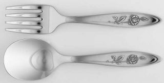 Oneida My Rose (Stainless) 2 Pc Baby Set (BF, BS)   Stainless,Community,Betty Cr