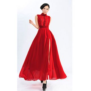 Moon Sunday Womens Big Swing Red Dress