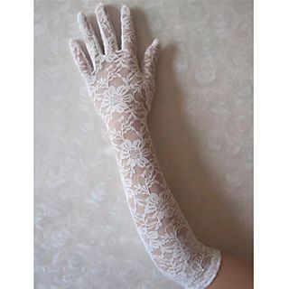 Lace Fingertips Elbow Length Wedding/Party Glove