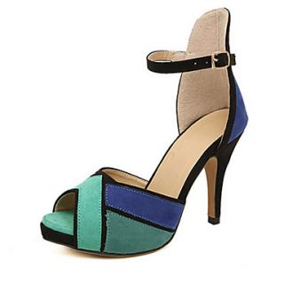 QIDI Womens Fashion Suede Shoes(Blue)