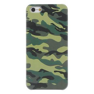 Manly Camouflage Style Matte PC Hard Case for iPhone 5/5S