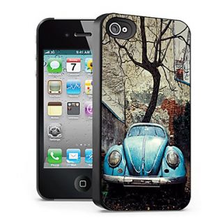 Car Pattern 3D Effect Case for iPhone4/4S