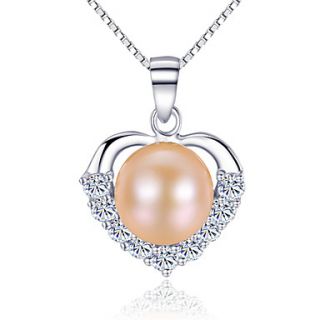 LuckyPearl Womens 8 9mm Natural Pearl Pendant Excl. Necklace PE0041P027280