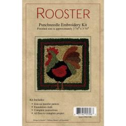 Rooster Punch Needle Kit 3/8x3 3/8in