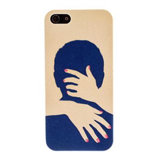 Warm Hug Pattern PC Hard Case for iPhone 5/5S