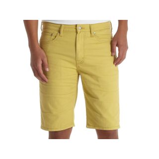 Levis 508 Slim Taper Shorts, Yellow, Mens