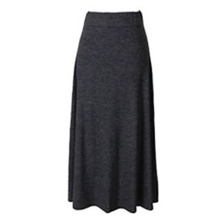 Xiumei Casual Cotton Big Swing Long Dress(Light Gray)