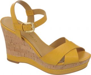 Womens Franco Sarto Seaglass   Yellow Beta Kid Leather High Heels