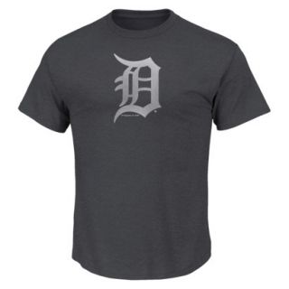 MLB Mens Detroit Tigers Crew Neck T Shirt   Grey (S)