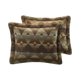 Croscill Classics Sundance 20 Square Basket Weave Pillow, Brown