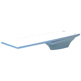 S.R. Smith 682097382 8 Ft FibreDive Board with FlyteDeck Stand Radiant White