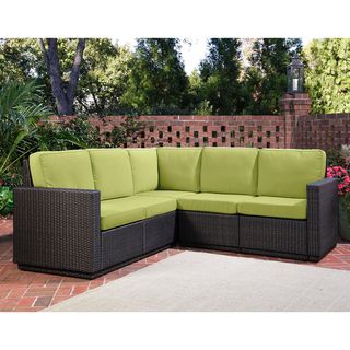 Riviera Green Apple Five Seat Sectional