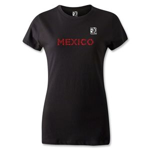 FIFA Confederations Cup 2013 Womens Mexico T Shirt (Black)