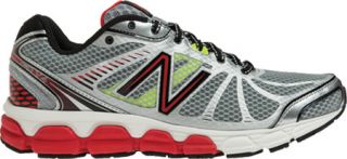Mens New Balance M780v4   Silver/Red Running Shoes