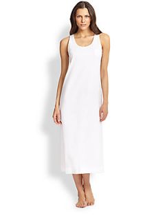 Cottonista Cotton Jersey Short Gown   White
