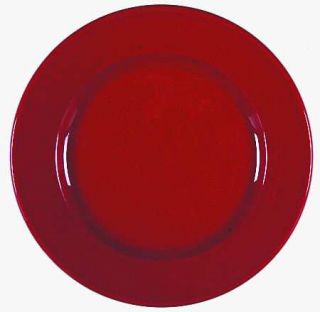 Christopher Radko Simply Red Dinner Plate, Fine China Dinnerware   Solid Speckle
